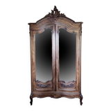 Armoire, penderie style Louis XV