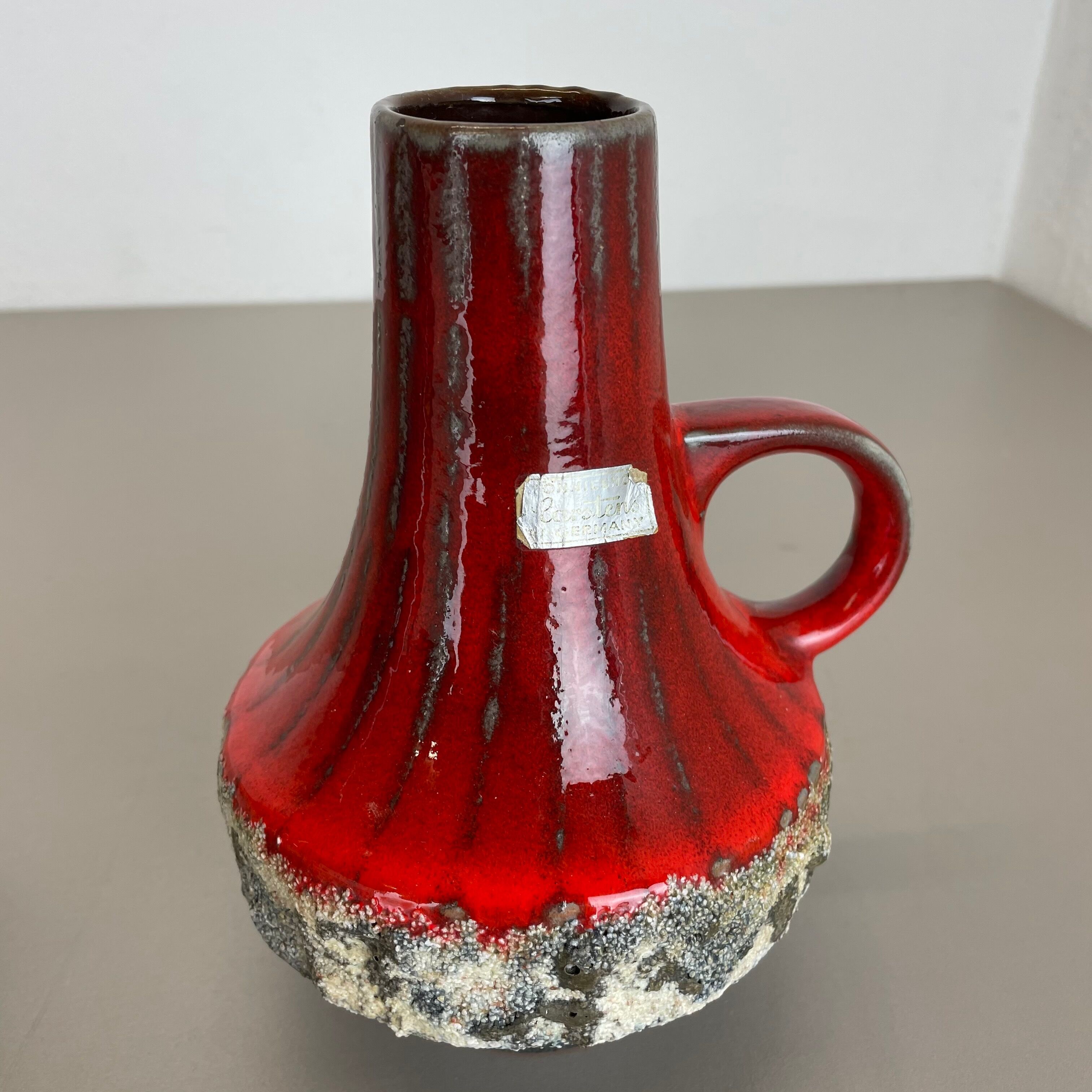 Ensemble de 2 vases en céramique OVNI Heinz Siery Carstens Tönnieshof, Allemagne, 1970