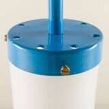 Italian pendant lamp with “lattimo” Murano glass shades, mid century modern