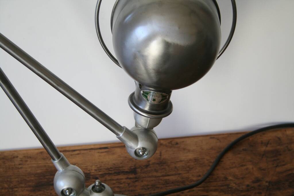 Lampe Jielde industriel Jean Louis Domecq 2 bras vernis brillant