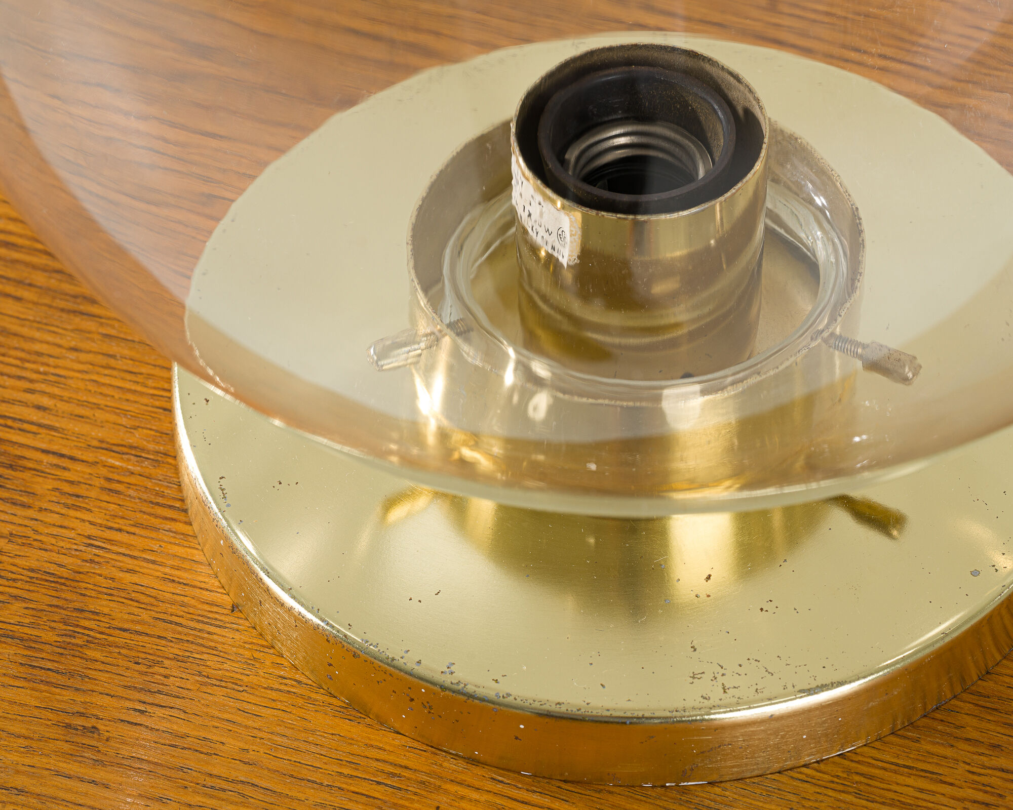 Set of 2 glass sconces from Kamenický Šenov, 1950s