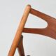 Hans Wegner Sawbuck CH29 dining chairs Carl Hansen & Son Denmark 1952