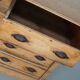 Antique German pine shop cabinet, early 20th century