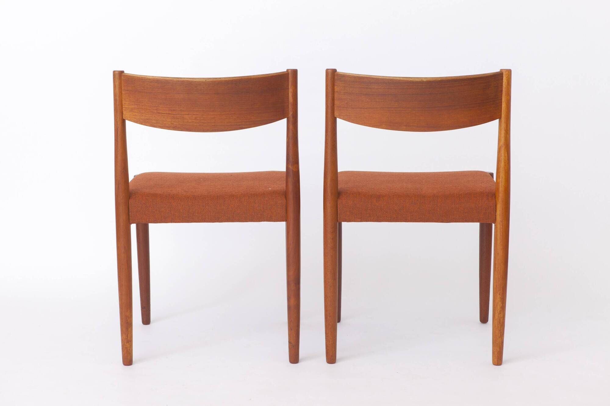 Set of 4 Poul M. Volther Teak Dining Chairs for Frem Røjle, 1960s Vintage