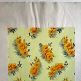 Original gouache on paper from Editions JEHLEM, floral decoration (yellow), twentieth century, Paris