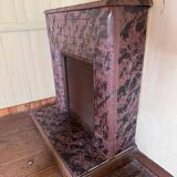 Antique marble fireplace