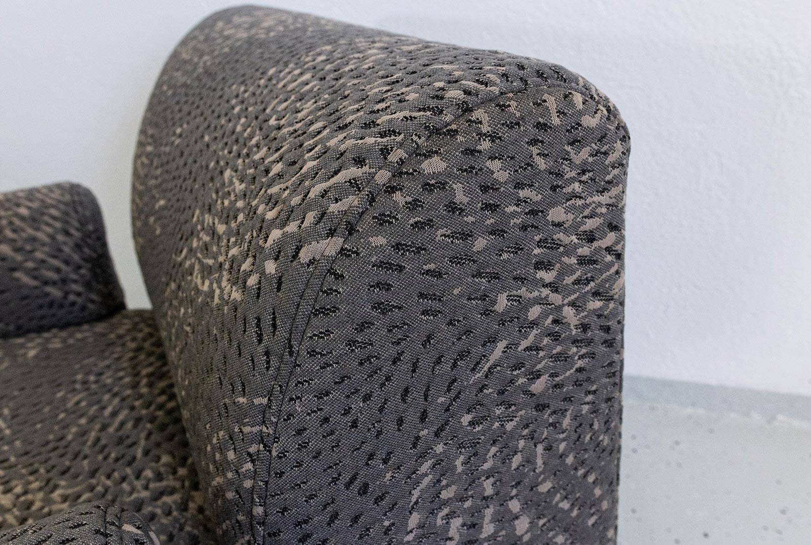 Modular lounge chairs/sofa by Eberhard Geißler, Oelsa, Germany, 1970s