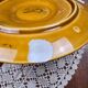 Set of 6 oyster plates – Sarreguemines – brown decor
