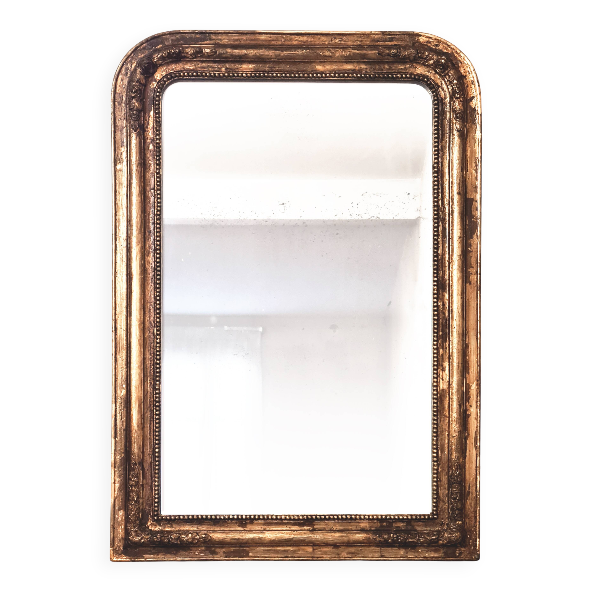 Louis-Philippe gilded mirror "Bertile"