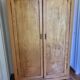 Light wood wardrobe