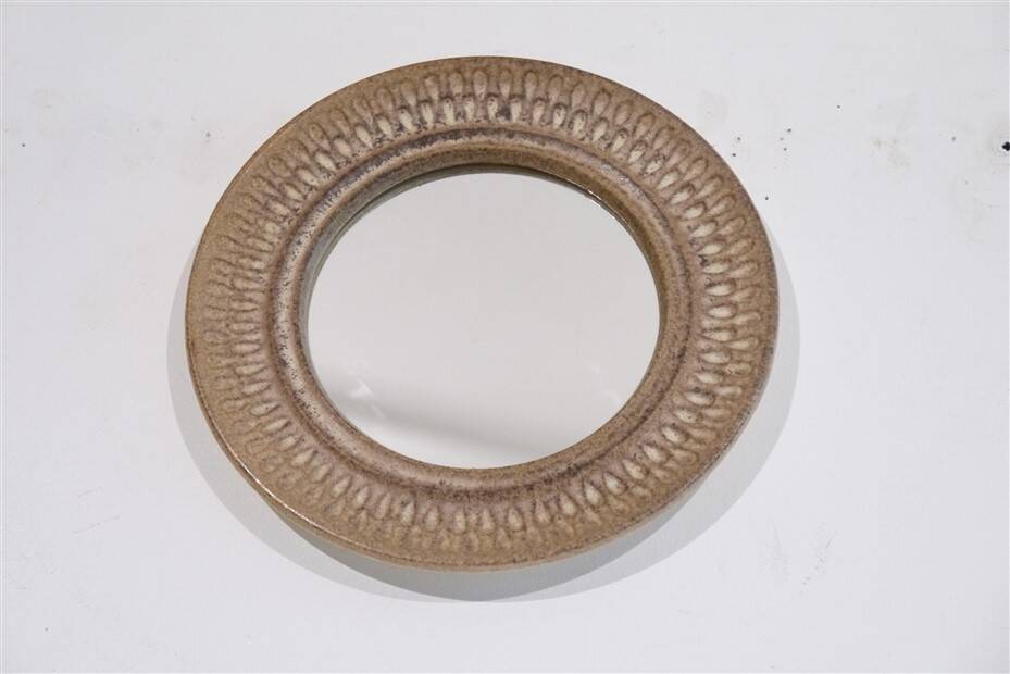 Danish ceramic mirror 1960