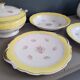 Soup tureen and 3 dishes Digoin & Sarreguemines model Graziella - Ref 921