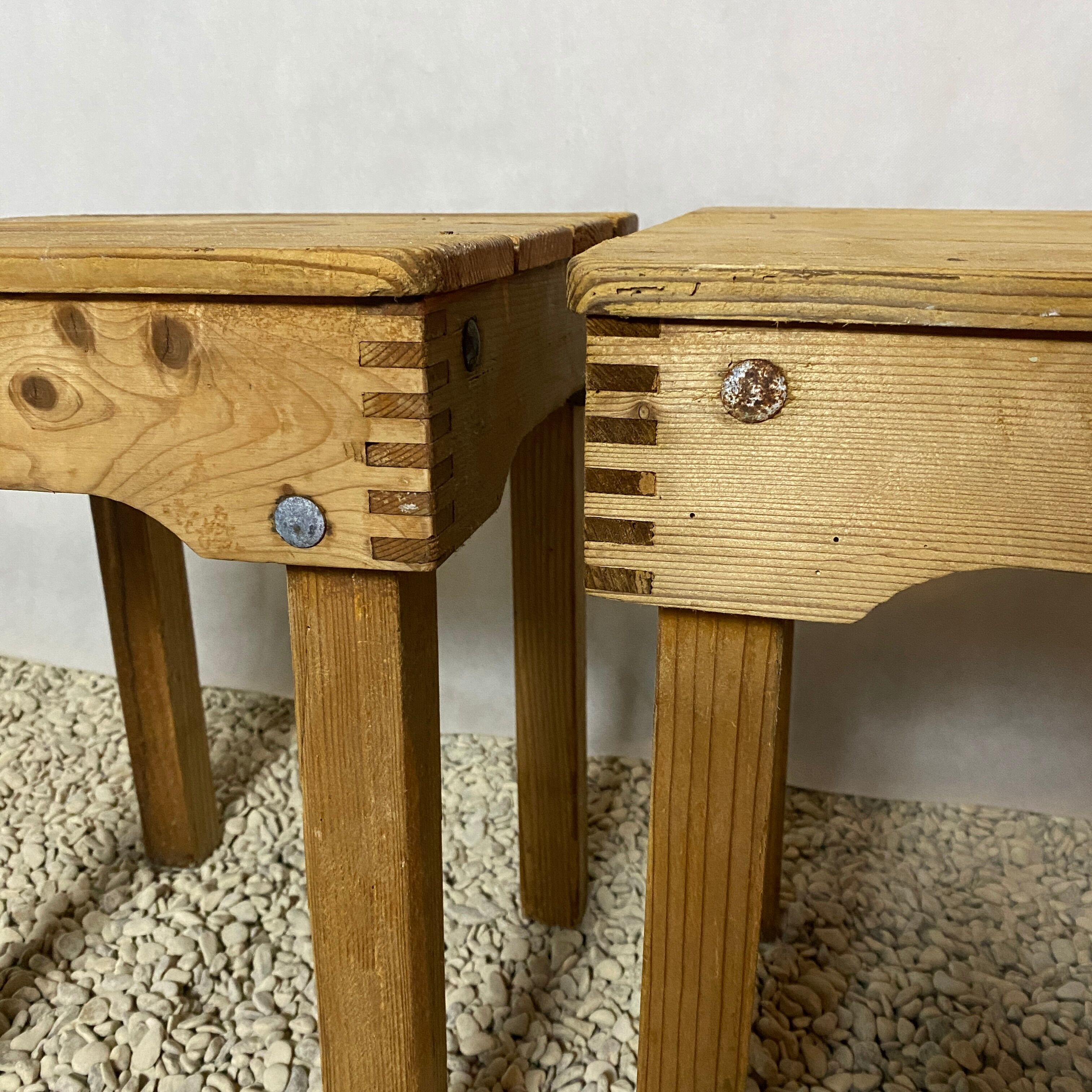 Paire de tabourets