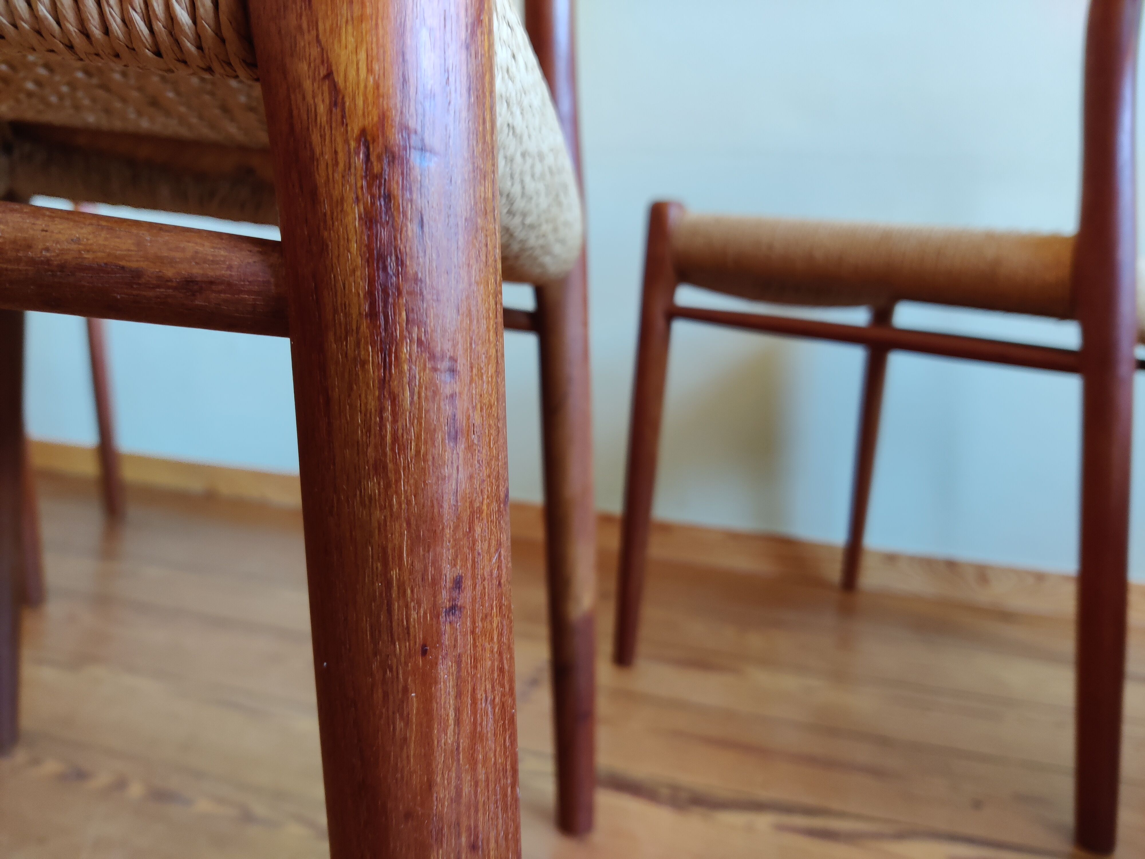 Niels Otto Mølller dining chairs, set of 4
