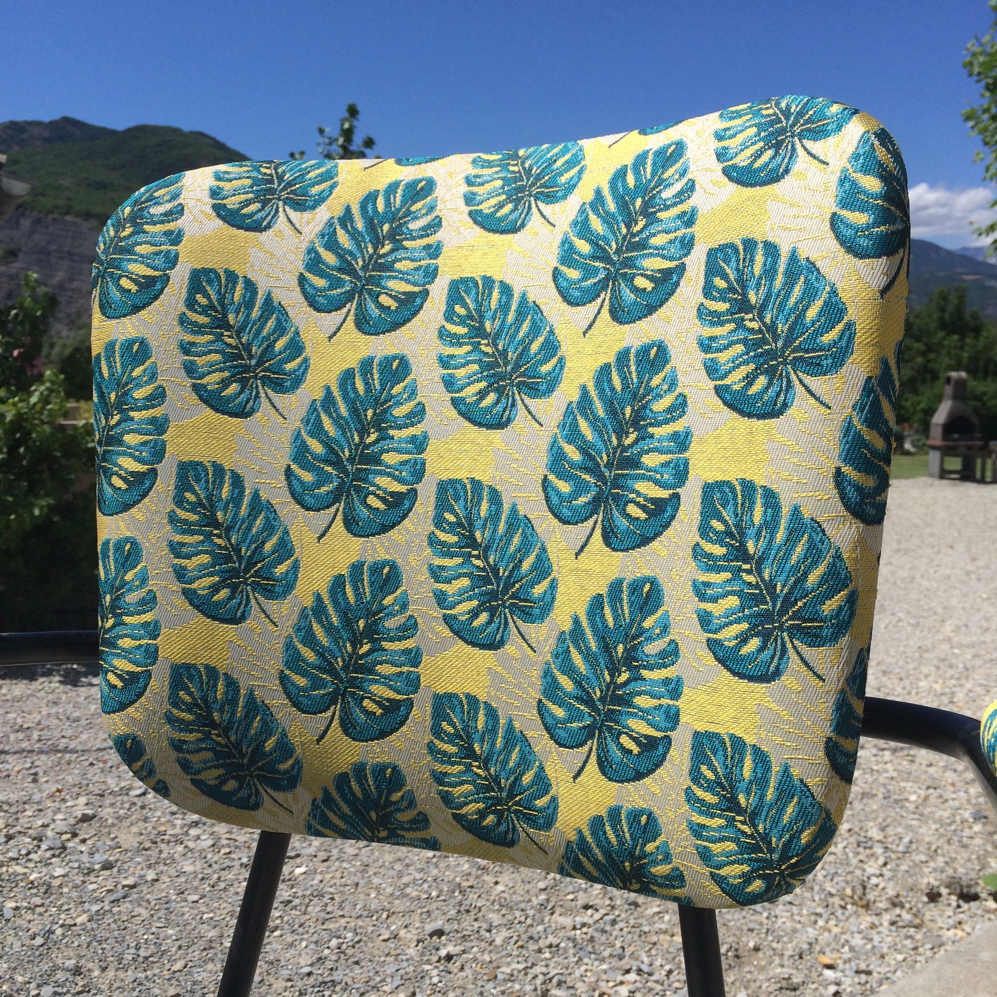 Old restored administration chair - 50s