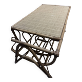 Rattan coffee table