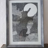 "you land the moon" China ink