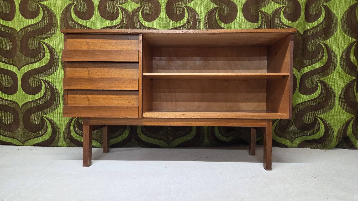 "1970 teak library enfilade"