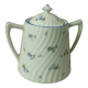 Twisted porcelain sugar bowl decoration blueberry barbel