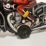 Vintage tin toy motorcycle