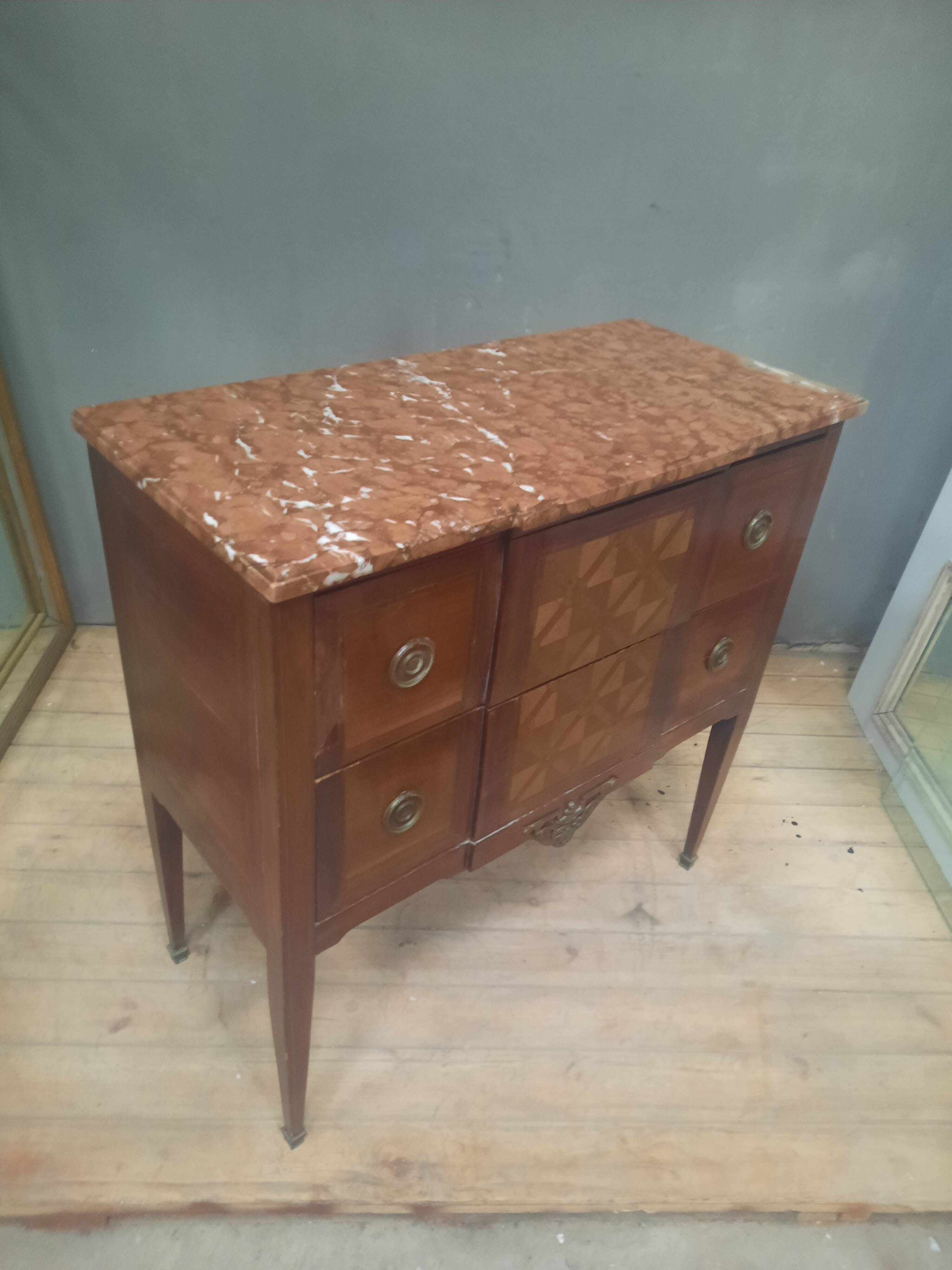 Louis XVI style chest of drawers from the 19th century