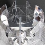 90's wired chrome design lamp