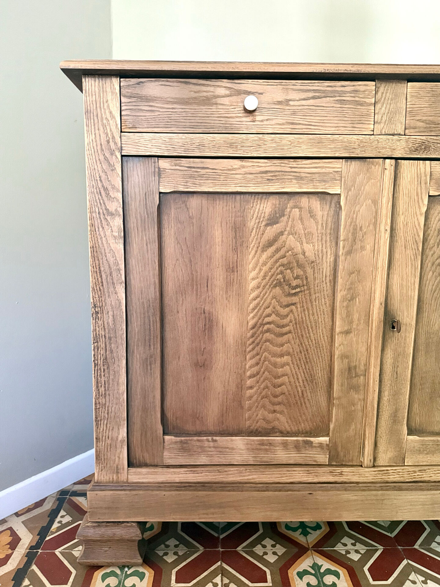Solid oak sideboard