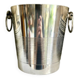 Silver metal champagne bucket