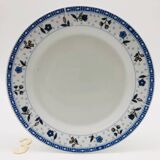 6 Assiettes à dessert en porcelaine « Chriss G. Collection ».