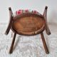 Vintage 1960s  turned wooden children's armchair