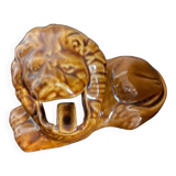 Cendrier céramique lion