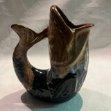 Fish pitcher signed Le Pouliguen