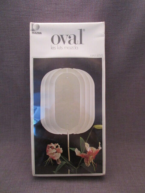 Mazda 70s oval wall lamp