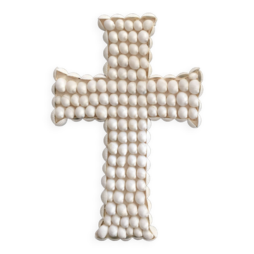 Cross made of shells