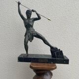 Art Deco sculpture signed Uriano