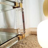 Table basse en Altuglass "Romeo" années 70/80s