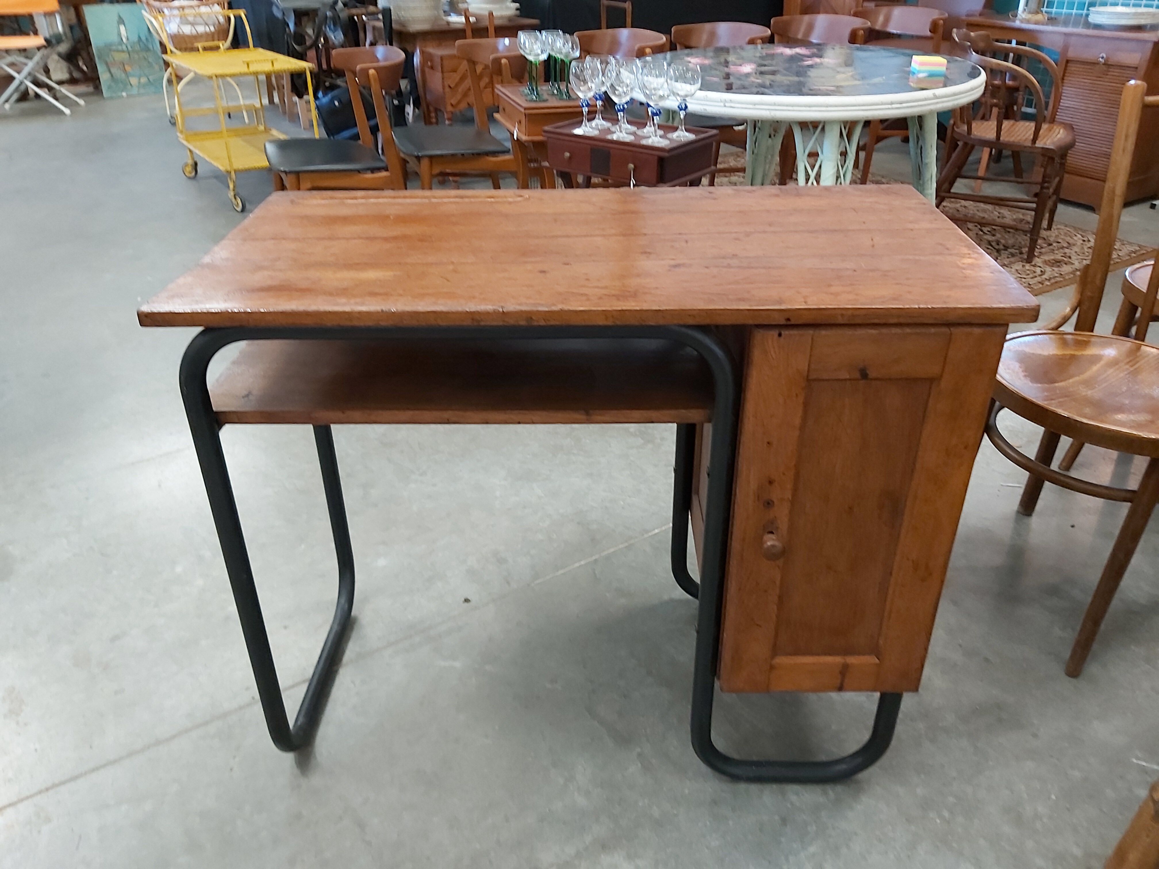Oak school desk