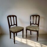 Ensemble de quatre chaises de style Umbertine