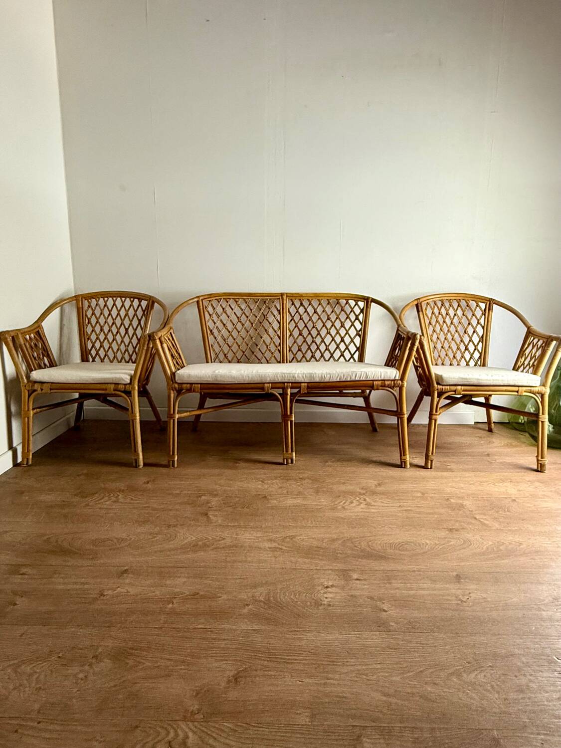 Rattan garden furniture