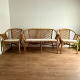 Rattan garden furniture