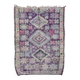 Vintage Lavender Carpet from Morocco - 257 x 180 cm