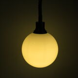 Opaline glass pendant lamp, Germany 1970s
