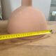 Coupelle lampadaire en terre cuite - suspension