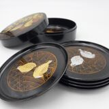 Box of lacquered and gilded underglass
