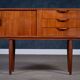 Teak commode attributed to Aksel Kjersgaard, Denmark, 1960s