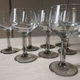 Set of 8 vintage glasses