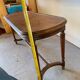 Louis XVI style 2-seater caned piano bench