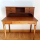 Art Deco tiered desk in light oak