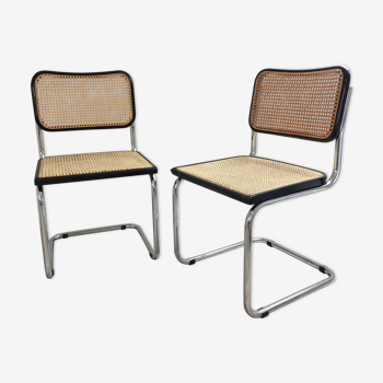 Marcel Breuer chairs pair