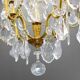 Lustrous Gold Bronze & Bohemian Crystal with Six Lights Louis XV * Lucien GAU